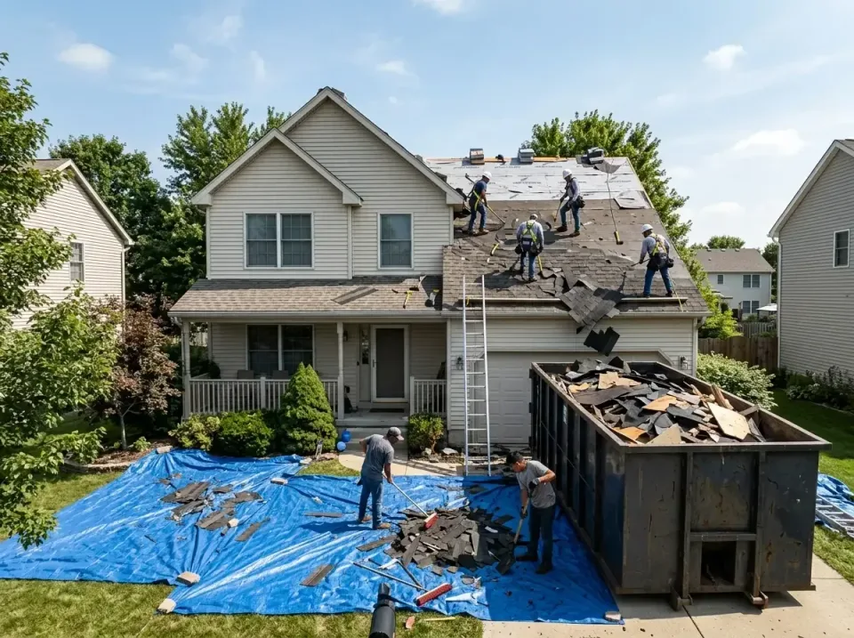 roof-replacement-debris-remova-004 — frequently asked questions, Cheapest Dumpster Rentals in Newport, RI